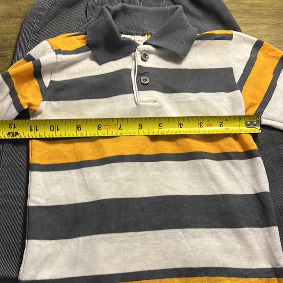Vtg Healthtex Boy Sz 6 Multicolored Striped Polo With Corduroy Pants Set USA - Picture 16 of 16